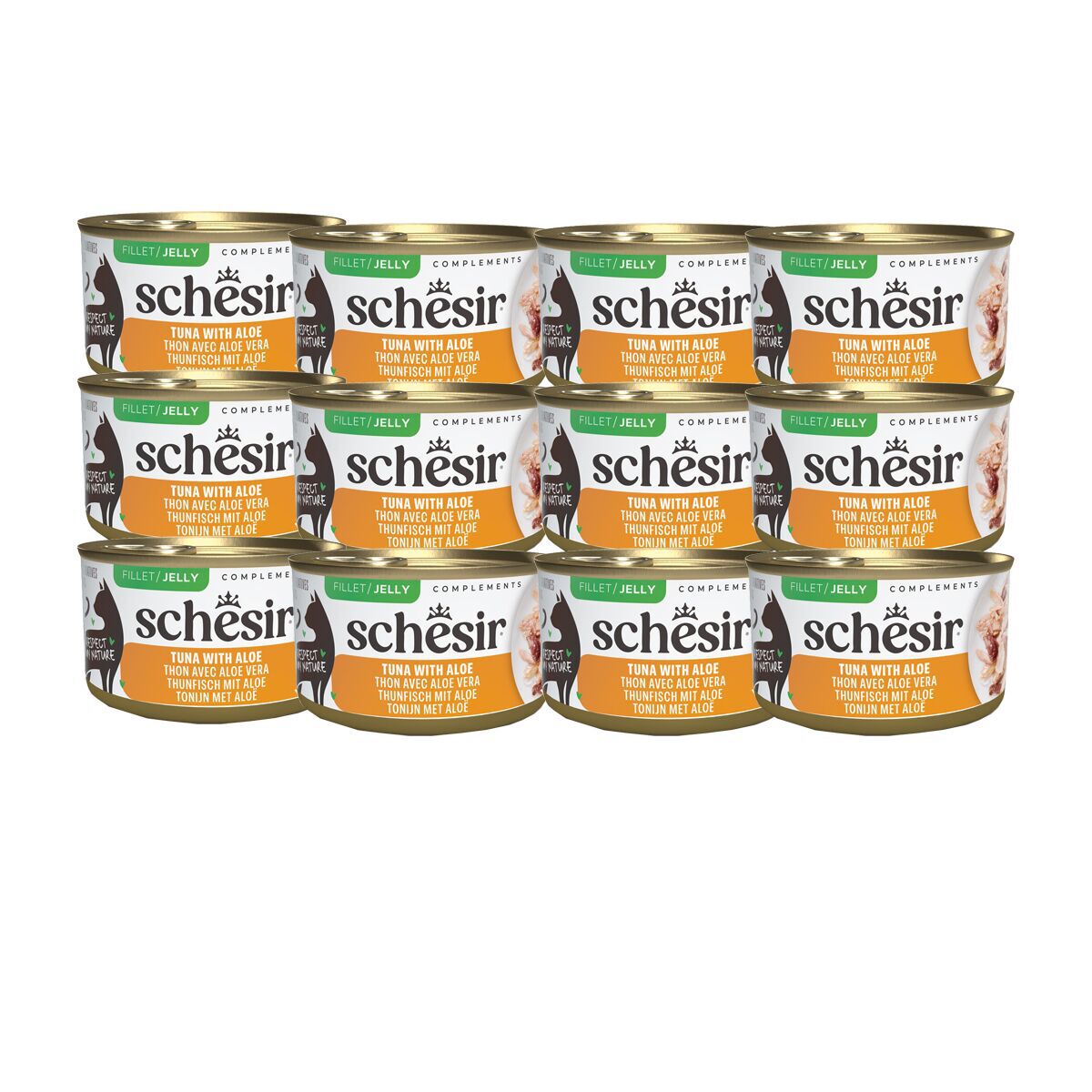 Schesir Complements Cat Tuna with aloe in Jelly 70g